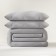 Lovelife 2 joint venture "Gray Mist" 180x215 cm, 200x225 cm, 50x70 ± 3 cm-2 pcs, microfiber 85 grams