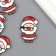 Decor for creativity plastic "Santa Claus" 2.8x1.9x0.5 cm