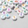 Acrylic bead "numbers" mix, 7 × 4 mm, set 10 g, color