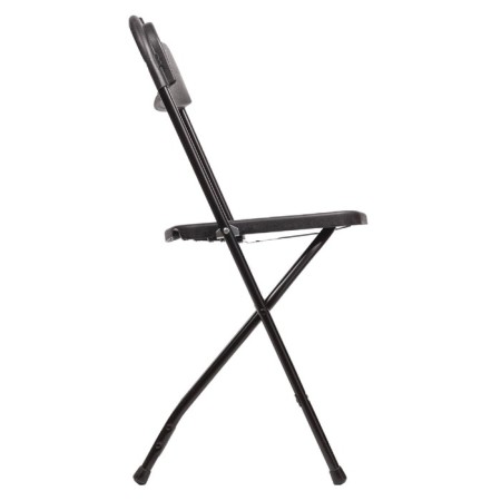Folding Brabix "Golf CF-002", black frame, black plastic-2