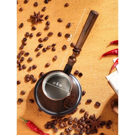 Turk for coffee "Armenian jezva", 270 ml, copper, induction-1