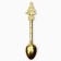 A teaspoon spoon with a molding handle "miracles", 11 x 3 cm