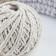 Weaving cord, cotton, d = 3 mm, 50 m, white color