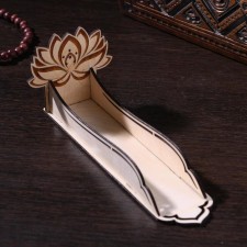 Lotus stand for incense (set 4 parts) 21x8x7.5 cm