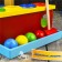 Putting on a rectangular base with 4 balls, descent and hammer
