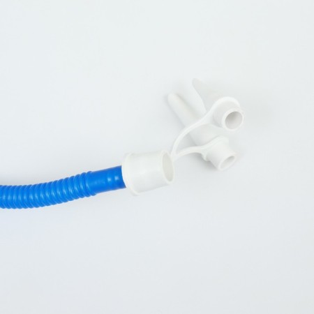Set: an inflatable mannequin 80 x 56 x 29 cm (black), with a foot pump (mix)-7