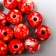 Beads for creativity plastic "Marble. Terracott" d = 1.2 cm set 20 grams