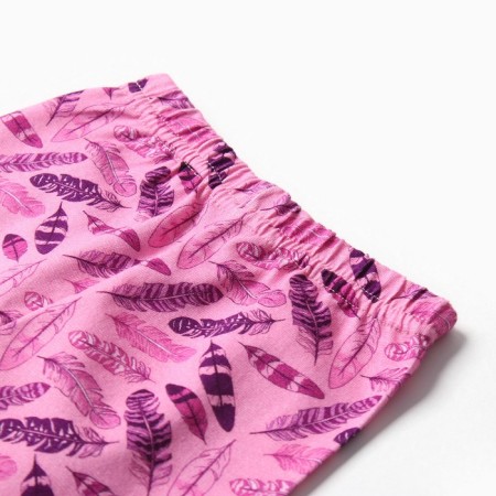 Leggings Bloom Baby feathers, p. 74 cm, pink-1