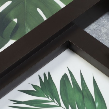 Photo frame-collage "lovely" in 4 photos, wenge (plastic screen)-2