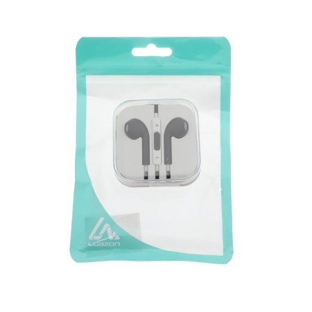 Headphones Luazon vbt 1.2, inserts, microphone, black-2