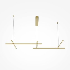 Suspension lamp Maytoni Mod278PL-L50G3K, LED, 50W, 172.4x73.5x310 cm, 2150lm, Color Gold
