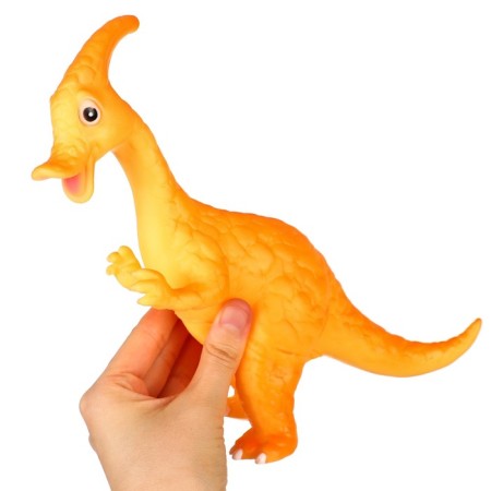 Rubber toy for the bath "Dinosaur: Haddrosaurus, 26 cm, with a squeal, crumb I-3
