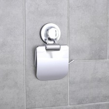 ACCOONA A11405 vacuum suction cup holder on a vacuum suction cup, chromium color