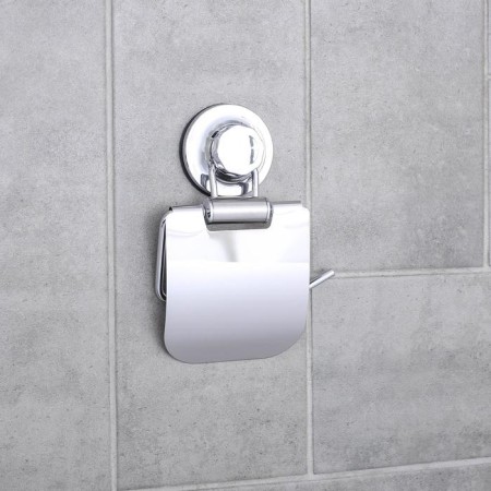 ACCOONA A11405 vacuum suction cup holder on a vacuum suction cup, chromium color