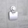 ACCOONA A11405 vacuum suction cup holder on a vacuum suction cup, chromium color
