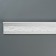 Ceiling skirting board 213065, white 121x48x2000 mm