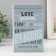 Rectangular metal box "I love you to the moon" 7.8x12.2x18.6 cm
