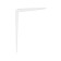 Rectangular bracket 190x270 Polymer white, 20 pcs
