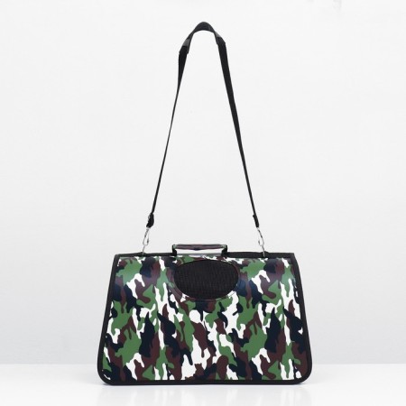 Bag - carrying for animals camouflage, size L, 53 x 22 x 29 cm-1