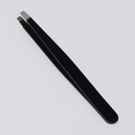 Direct, wide tweezers, 9.5 cm, black color-2
