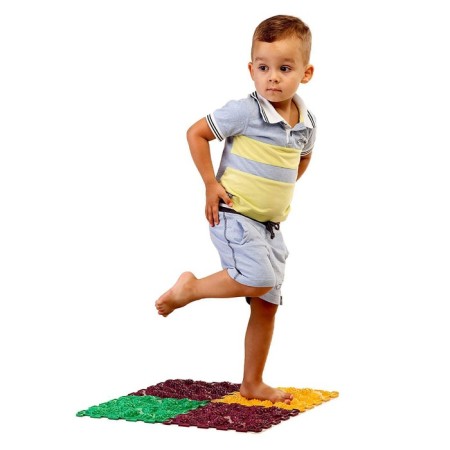 Modular massage rug "Forest", 8 modules, 4 species, color mix-15