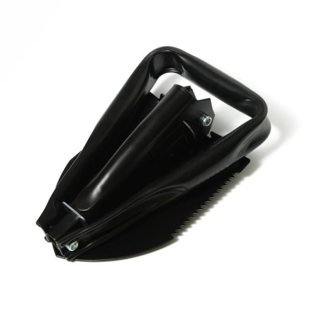 Tourist shovel, l = 47 cm, folding, saw, metal stalk, with a pen, in a case, Greengo-7