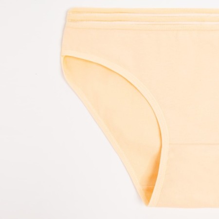 Panties female slips, beige color, rr 46-48-1
