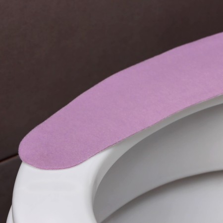 The sticker for the toilet is plain, 2 pcs (purple)-2