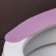 The sticker for the toilet is plain, 2 pcs (purple)