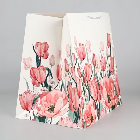Package for flowers "for you", flowers, 42 x 44 x 32 cm-2