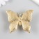 Pen for the casket metal "butterfly" gold 5.2x6.3 cm