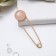 The basis for the pin (set of 3 pcs.), 7 cm, site 1.9 cm, color gold