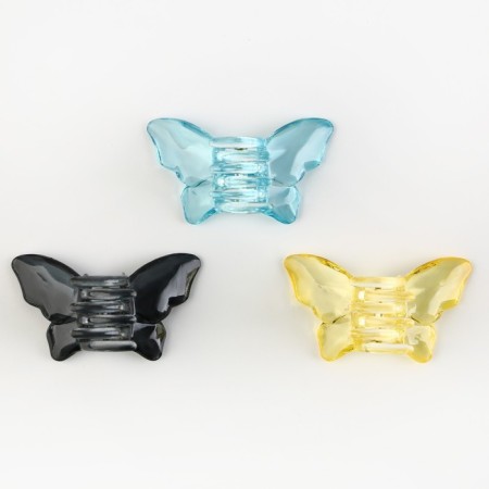 Hair crab 3 pcs. butterflies "Tenderness" 4.5 x 3 x 3 cm-4