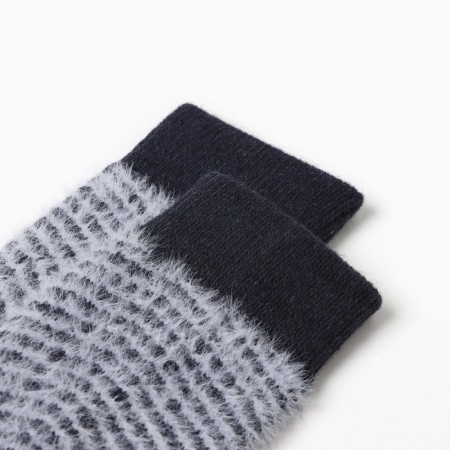 Women's terry socks minku, dark blue color, rr 36-41-1