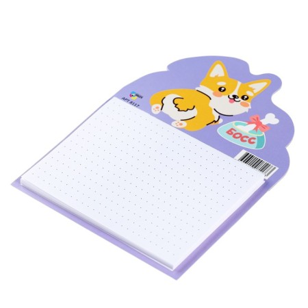 Figure notebook "Dog" on the magnet, 10.5x14.5 cm-3
