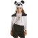 Panda carnival costume, height 122-128 cm