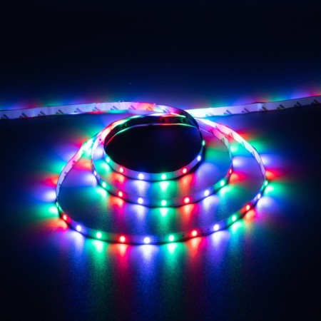Ecola Pro 5 m, IP20, SMD2835, 60 LED/m, 4.8 W/m, 12 V, RGB