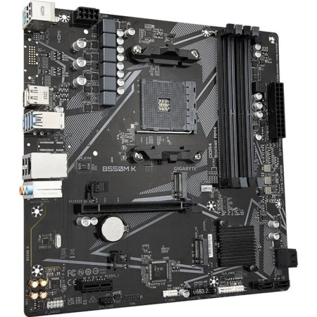 Maternal board Gigabyte B550M K SOC-am4 AMD B550 4XDDR4 MATX AC`97 8ch (7.1) GBlan RAID+HD 10044-1
