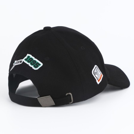 Men's cap team work, Black color, rr 56-4