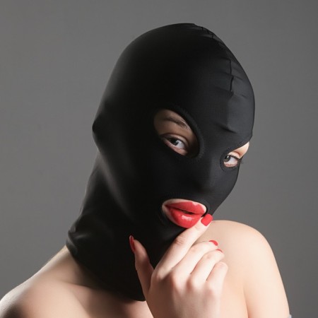 Mask for BDSM Oka-Fucks, Balaclava, Black