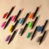 Marker for skin and leatherette, water -soluble, 14 cm, colorful color