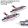 DRL-L8 3528 SMD daytime running lights, plastic case, 8 diodes, 2 pcs