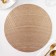 Set of serving napkins on the table “wave”, d = 38 cm, 4 pcs, color gold