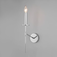 Wall lamp Eurosvet anders 60142/1, E14, 1x60W, 180x100x370 mm, chromium color