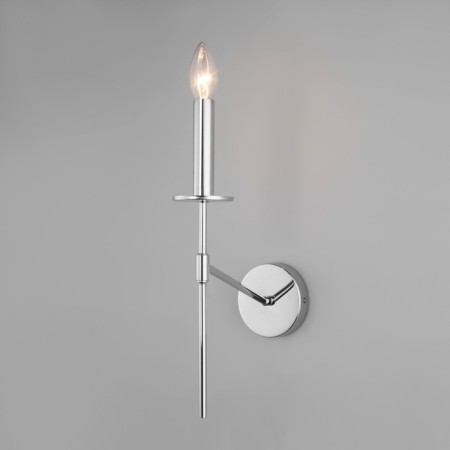 Wall lamp Eurosvet anders 60142/1, E14, 1x60W, 180x100x370 mm, chromium color