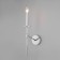 Wall lamp Eurosvet anders 60142/1, E14, 1x60W, 180x100x370 mm, chromium color