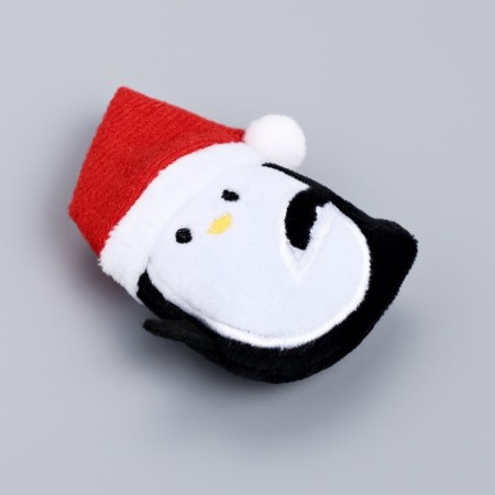 New Year. A toy for cats with cat mint "Penguin", 8 cm-2