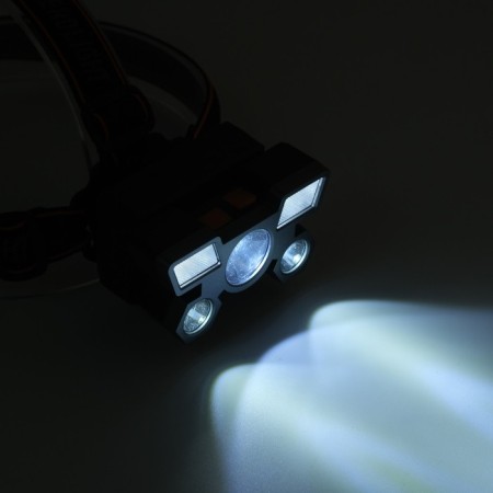 Battery -off flashlight, 1000 mAh, 5 watts, 3 LED, 4 modes, USB-6