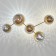Ceiling light MayToni Mod291CL-05BS1, E14, 5x40 W, 1238x646x224 mm, brass