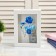 Pigger interior plastic "Blue flowers" 17x12x3.8 cm